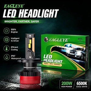 <span class=keywords><strong>Ampoule</strong></span> de phare LED 200W 13600LM 9005 9006 9012 100W 3570 puces étanche 6500K 12V pour accessoires automobiles - Product Image 2