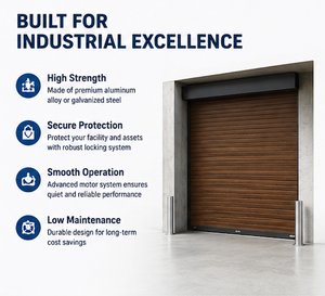 Persianas Enrollables Automáticas de Aleación de Aluminio, Motorizadas, Aislantes y de Seguridad, con Imitación de Madera para Residencias - Product Image 3