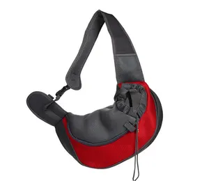 Portador de Eslingas para Perros y Gatos, Bolsa de Malla Transpirable, Manos Libres con Correa Ajustable - Product Image 2