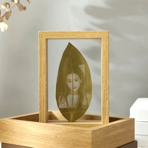 NEW MDF Finished Decorative Transparent Double Sided Glass Picture <b>Frame</b> for Specimen Leaf Carving Collection <b>Photo</b> <b>Frames</b> - Product Image 2