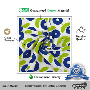 Camino de Mesa 100% Algodón Puro con Estampado Simple, Cubierta para Mesa de Comedor, Impermeable y Ecológica para Uso Diario - Product Image 5