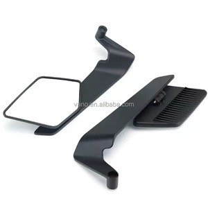 Espejo <span class=keywords><strong>Retrovisor</strong></span> WANOU Universal <span class=keywords><strong>Plegable</strong></span> Cromado de Hoja Ancha de Nuevo Estilo - Product Image 1