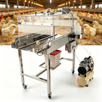 Pulvérisateur pneumatique de vaccination haute performance pour poussins de 60 000 à 100 000 jours, machine d'immunité HJ-XD100