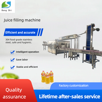 Machine de remplissage de jus en bouteille PET 3 en 1, ligne d'embouteillage de boissons aux fruits chaudes, remplisseur automatique de liquides pour bouteilles en plastique