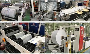 Máquina automática de fabricación de bolsas de rollo a rollo Máquina de fabricación de bolsas de válvula de polipropileno de sellado central resistente - Product Image 6