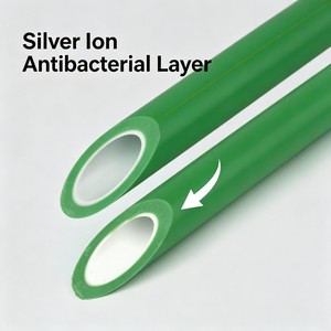 Tuyaux PPR Nano Épaissis de Qualité Ingénierie, Haute Pression, Écologiques, Durables, Anti-Corrosion, pour la Décoration Intérieure, Soudage Eau Froide - Product Image 2