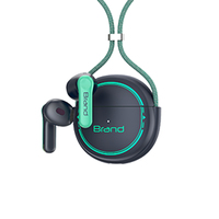 Écouteurs BT semi intra-auriculaires à moule exclusif de production en usine, OEM, ODM, OBM, 4 micros, ENC