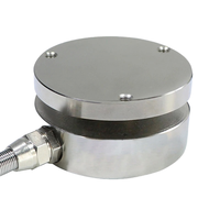 Capteur de tension et de compression à diaphragme plat, cellule de force miniature 50kg-10T, transducteur de force de type pan, précision 0,05%