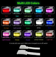 Bracelet de Concert LED Sans Fil en Nylon avec Contrôle Infrarouge et Recharge USB pour Événements et Fêtes
