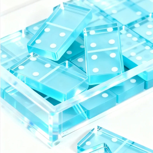 Juego de Dominó de Acrílico Personalizable para Diversión Familiar y Juego Educativo - Product Image 2