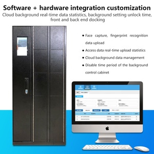 Casillero Inteligente RFID con Cerradura Electrónica, Construcción Metálica Resistente, Cierre Automático de Puerta, Capacidad de 67 lb, Estructura Ensamblada, <span class=keywords><strong>UPUS</strong></span> - Product Image 5