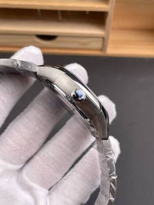 Reloj de Pulsera para Hombre 2026, Diseño Simple y Popular, 41 mm, Correa de Acero Inoxidable de Alta Calidad, Esfera Blanca, Estilo Casual de Negocios, Fecha Automática, Mecánico - Product Image 4