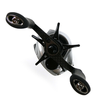Moulinet de pêche en alliage d'aluminium RL002, rapport de transmission 7.6:1, utilisation à droite, poids 137g, 10+1 roulements, pêche en mer, sur la plage, en eau salée