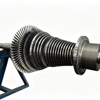 Ensemble de rotor de turbine résistant aux hautes températures, usiné CNC, pour pièces de rechange d'équipements de production d'énergie thermique