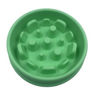 Bol universel portable pour animaux de compagnie en silicone de qualité alimentaire, rond, anti-étouffement, à alimentation lente, durable et léger, pour intérieur/extérieur – Offre spéciale - Product Image 2
