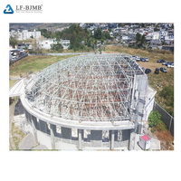 Diseño de Nave Industrial con Estructura de Acero Ligero y Techo de Domo de Alto Nivel