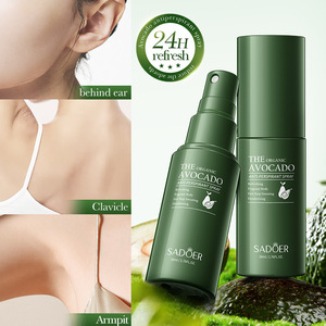 SADOER 50ml aguacate orgánico antitranspirante desodorante Spray humectante refrescante clavícula axila removedor <span class=keywords><strong>de</strong></span> olores - Product Image 4