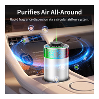Diffuseur d'arômes ultrasonique intelligent rechargeable USB portable pour voiture, démarrage et arrêt, pour usage extérieur - Offre Spéciale
