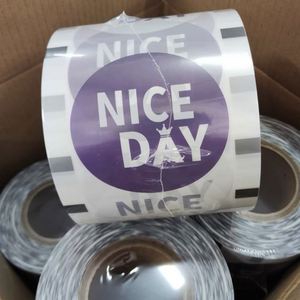 Custom Sealing Membrane Waterproof <b>Bubble</b> Tea Cup Sealing Film PP Pet Plastic Stretch <b>Roll</b> Film - Product Image 2