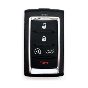 Bán buôn OEM 5 nút chìa khóa xe Fob từ xa <span class=keywords><strong>Keyless</strong></span> nhập cho 2021 2024 <span class=keywords><strong>Jeep</strong></span> Grand Cherokee Grand wagoneer 433.92MHz id47 - Product Image 1