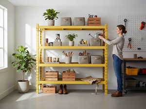 Étagère de <span class=keywords><strong>rangement</strong></span> métallique à 5 niveaux pour <span class=keywords><strong>garage</strong></span>, étagères réglables, étagère en fil métallique robuste - Product Image 6