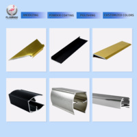 Aluminium doucheprofielen, aluminium doucheframe afdichtingsstrip, glazen doucheprofielen, frameloze badkamerdeuren, douche
