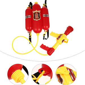 QS nuova novità di Design per bambini spiaggia Squirter sparatutto antincendio zaino a pressione pistola ad acqua giocattolo per bambini piscina estiva - Product Image 5