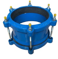 Raccords de tuyauterie en fonte ductile à surface lisse, adaptateur à bride contrainte pour tuyau en plastique UPVC, moulage de marque TW