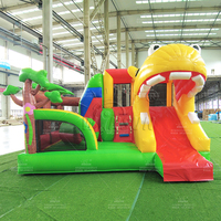 Castillo Inflable Winsun, Diseño Personalizado, Casa de Brinco, Parque Infantil Exterior, Material de PVC, Libre de Plomo, Ignífugo, Ecológico