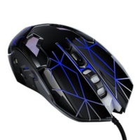 Souris de jeu filaire RVB ergonomique de haute qualité avec 6 boutons de programmation ergonomie Gamer Player Mouse accessoires informatiques