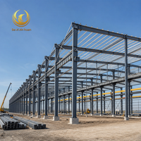 Edificio de Estructura de Acero Prefabricado, Taller Industrial, Almacén, Planta de Manufactura con Sistema de Grúas, Edificio Metálico