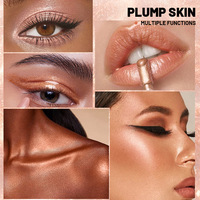 Fard à paupières liquide scintillant en gros, marque privée, maquillage pour les yeux foncés, haute pigmentation, imperméable, personnalisé