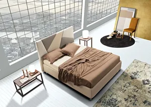 Cama Moderna Letti con Espacio de Almacenamiento, Estructura de Listones, Sistema de Elevación a Gas, Tapicería de Terciopelo, Estructura de Madera, Cama Ajustable - Directo de Fábrica - Product Image 5