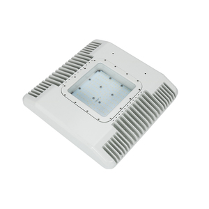 ไฟส่องหลังคา LED กันน้ำ UL ATEX ABS IP66 กำลังไฟ 40W 60W 80W 150W ป้องกันการระเบิด สีขาว รูปทรงสี่เหลี่ยม สำหรับปั๊มน้ำมัน ขายดี - Product Image 2