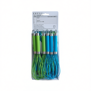 Frusta in Silicone 10cm Verde Blu Set Utensili da Cucina per Mescolare - Product Image 2