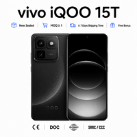 Teléfono Inteligente VIVO IQOO 15T 5G, Octa Core Snapdragon 8 Gen 5, Pantalla 2K de 144Hz, Cámara de 108MP, Batería de 8000mAh, Carga Rápida de 100W