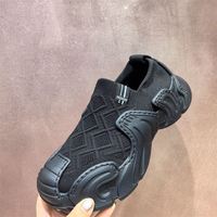 Nouveaux articles tendance et à la mode : Chaussures pour hommes à semelle épaisse en tissu tissé, confortables et polyvalentes, chaussures décontractées