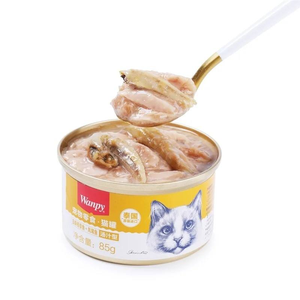Wanpy-Comida enlatada para gatos con sabor a SOPA y atún congelado, alta en proteínas y baja en grasa, importada de Tailandia, venta al por mayor de 85g - Product Image 5