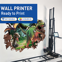 TH-UP1400A Pro mesin Printer dinding vertikal 3D mesin cetak Mural dinding Inkjet Printer Wallpaper UV untuk dekorasi dinding