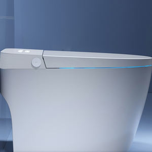 Toilette domestique en céramique grand diamètre silencieux économie d'eau Super Vortex <span class=keywords><strong>Siphon</strong></span> siège chauffage télécommande petite taille - Product Image 2