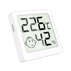 새로운 미니 LCD 디지털 온도계 습도계 실내 전자 온도 습도계 센서 미터 가정용 온도계