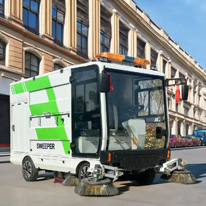 電動 ロードスイーパー 60V200Ah リチウムバッテリー搭載 高耐久型 道路・公園 屋外フロア清掃機 240Lゴミ箱付き - Product Image 1