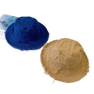 Ensemble décontracté d'été pour femme avec chapeau bob en toile de coton imprimée et casquette de soleil blanche unie – Vente en gros à prix abordable - Product Image 5