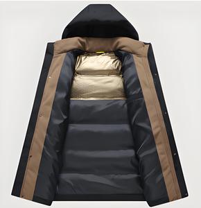 Parka de Invierno para Hombre 2025 |   Abrigo Largo Cortavientos e Impermeable |   Ropa de Abrigo Aislante de Alta Calidad, Moderna y Versátil - Product Image 4
