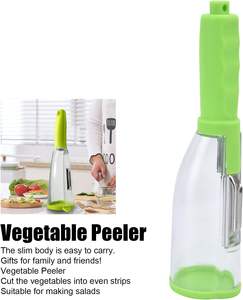 Conteneur Eplucheur de cuisine manuel multifonction en acier inoxydable pour fruits et légumes - Product Image 2