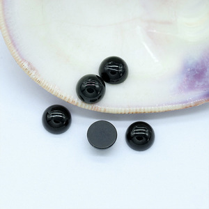 Natural Hetian <strong>Black</strong> <strong>Jade</strong> Round Pendant Inlaid with Ring Face Men and Women's <strong>Jade</strong> Loose <strong>Stone</strong> for Jewelry Inlay - Product Image 2