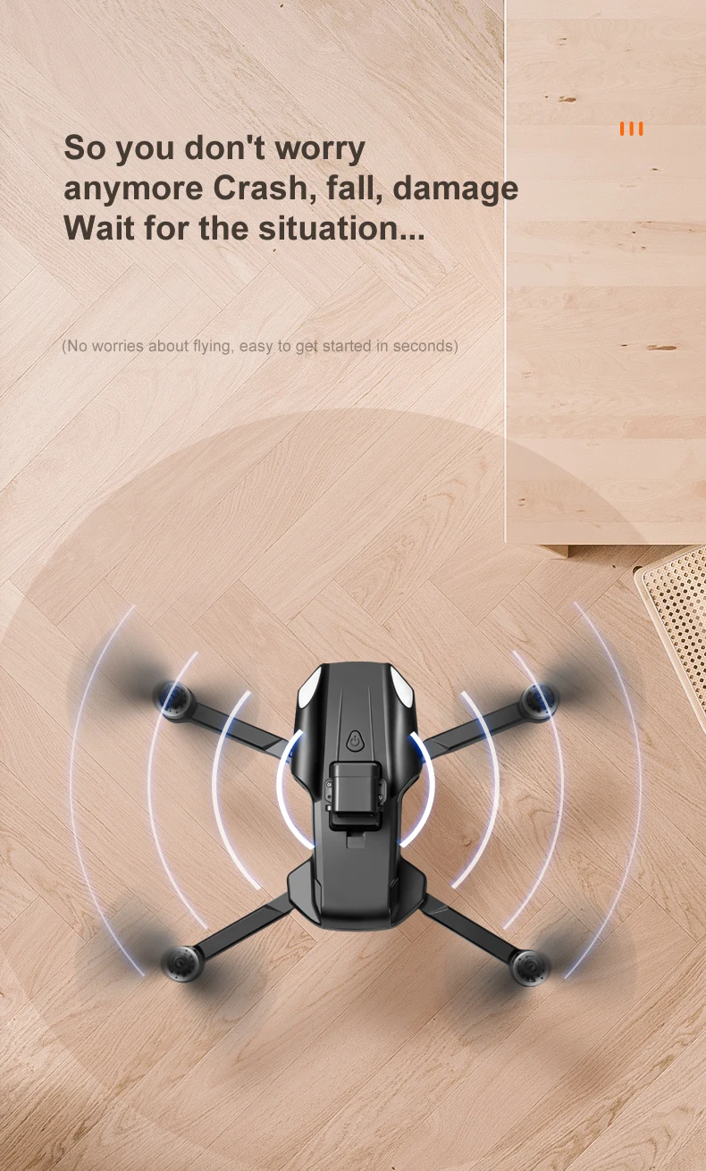 K90 Max drone, no worries about flying, easy to get started in seconds .