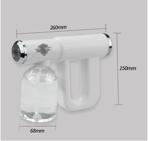Pistola de Pulverización Nano Portátil de Material ABS con Luz Azul para Desinfección, Atomizador Recargable de Mano para Uso en el Hogar y la Oficina - Product Image 5