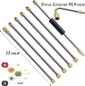 Pistolet à eau à haute pression avec rallonge pour pistolet <span class=keywords><strong>de</strong></span> nettoyage Bosch, rallonge pour toit, mur, sol, maison, voiture - Product Image 2