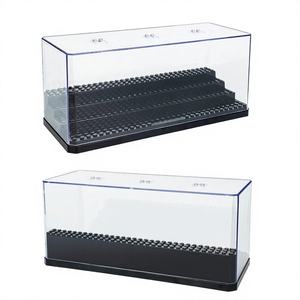 BLOCKMOC 10710 Plastic <b>Clear</b> Dustproof Action Figure & Building Block <b>Display</b> Cabinet for Ages 6+ Kid Intelligence Development - Product Image 1